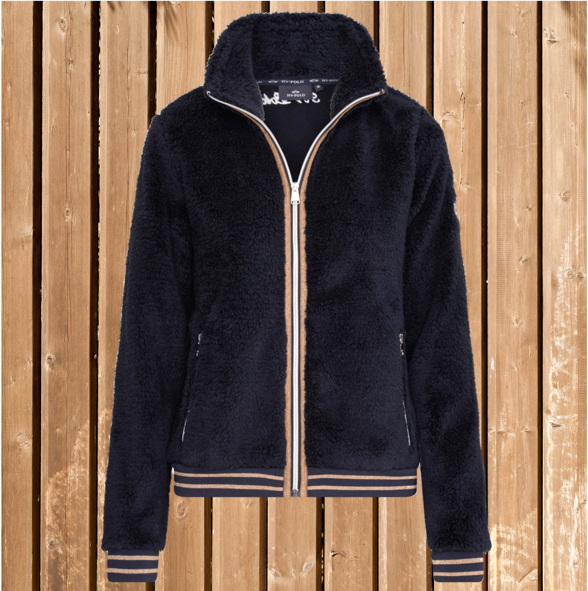 Kuschelige Fleecejacke, HV Polo Fleece Jacke Susette, navy